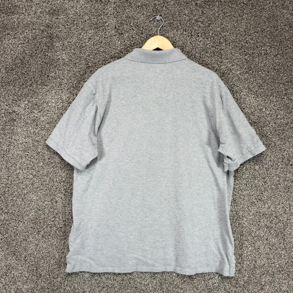 Polo Ralph Lauren Shirt Mens 2XLT Heather Gray Cotton Big Pony #3 Preppy Casual